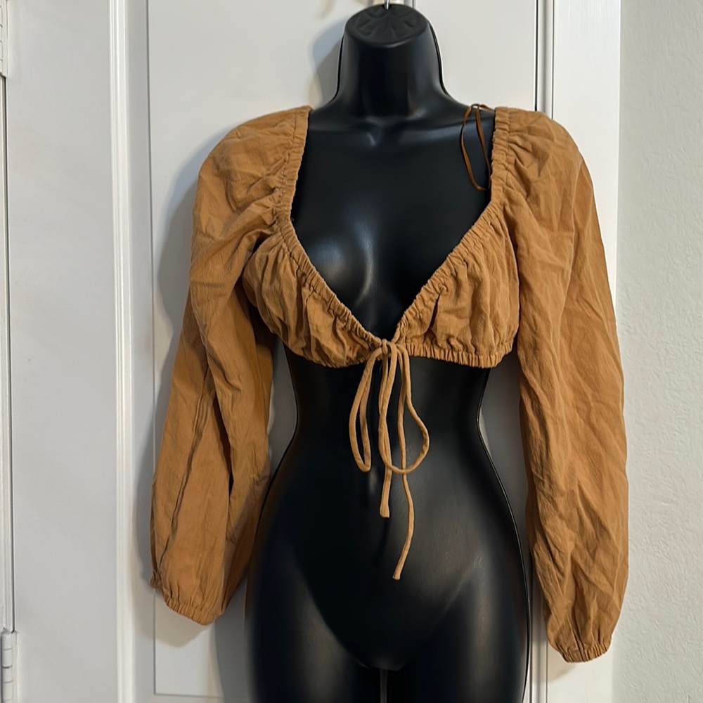 Tied crop tops
